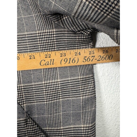 Han Kjobenhavn Men’s XL “Combat Jacket” Plaid Design Gray Zip Up - Picture 16 of 16